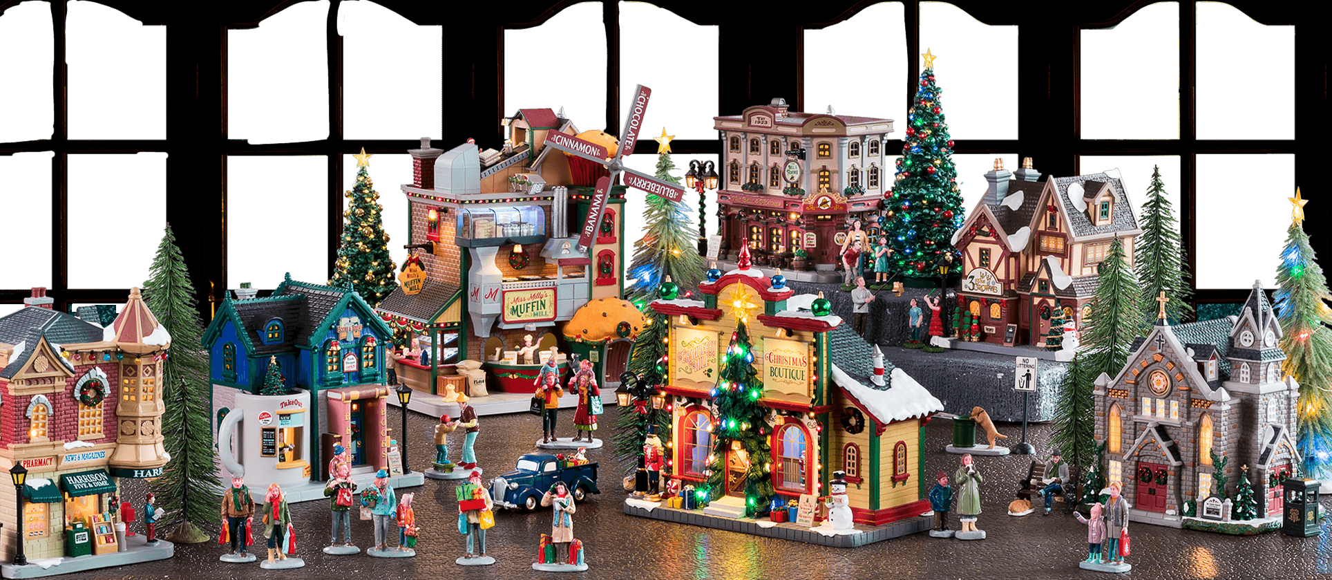 Lemax Halloween and Christmas Village Collectibles