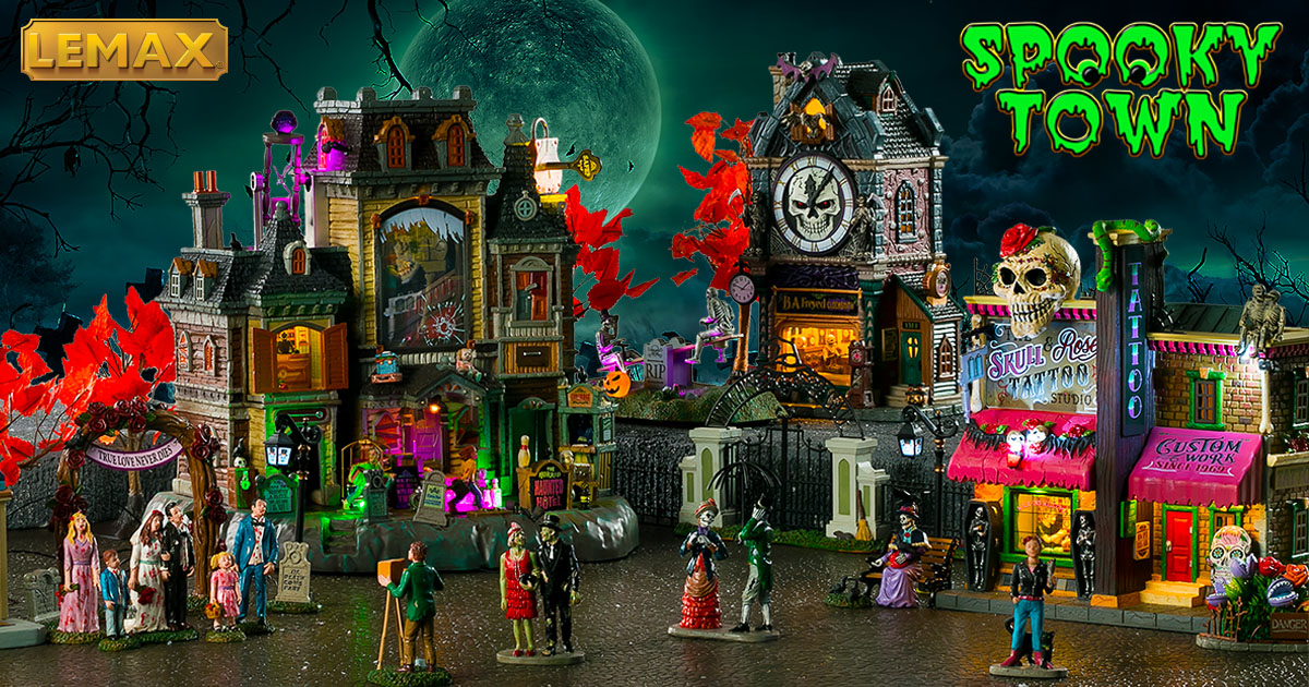 Lemax Spooky Town Halloween Village Collection