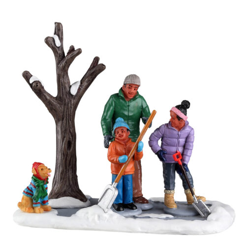 Shoveling The Driveway