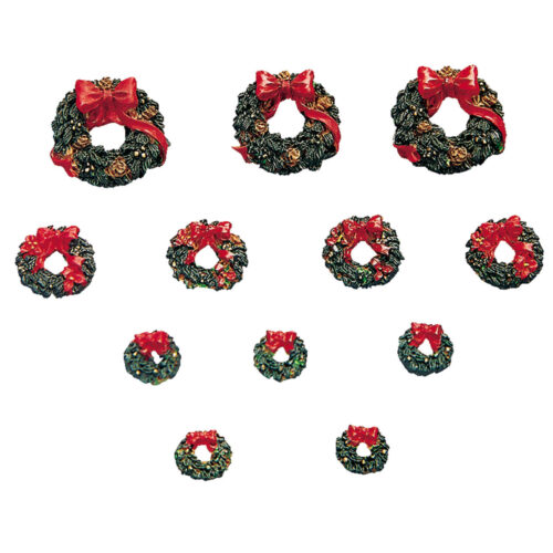 Wreaths With Red Bow