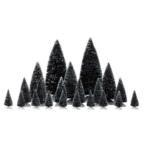 21 Pc Assorted Pine Trees