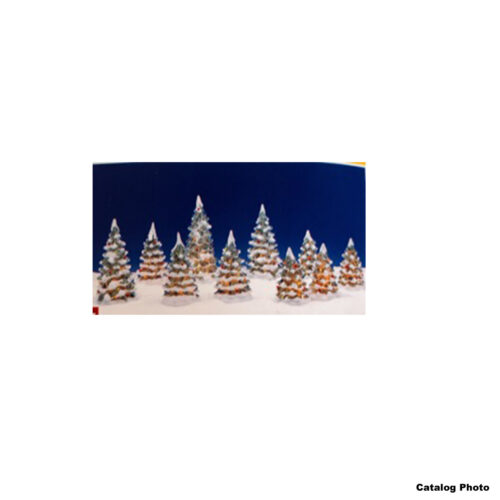 10-Piece Porcelain Lighted Christmas Tree
