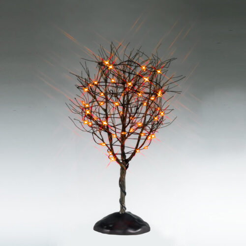 Dry Tree With Orange Lights