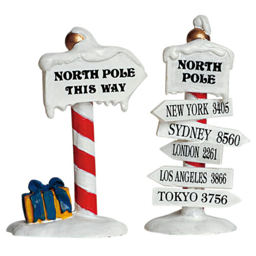 North Pole Signs