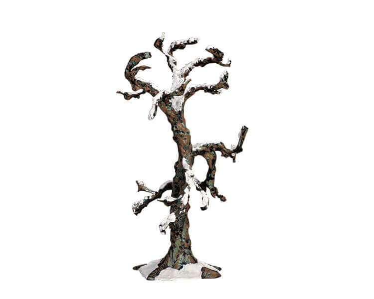 Snowy Oak Tree Medium